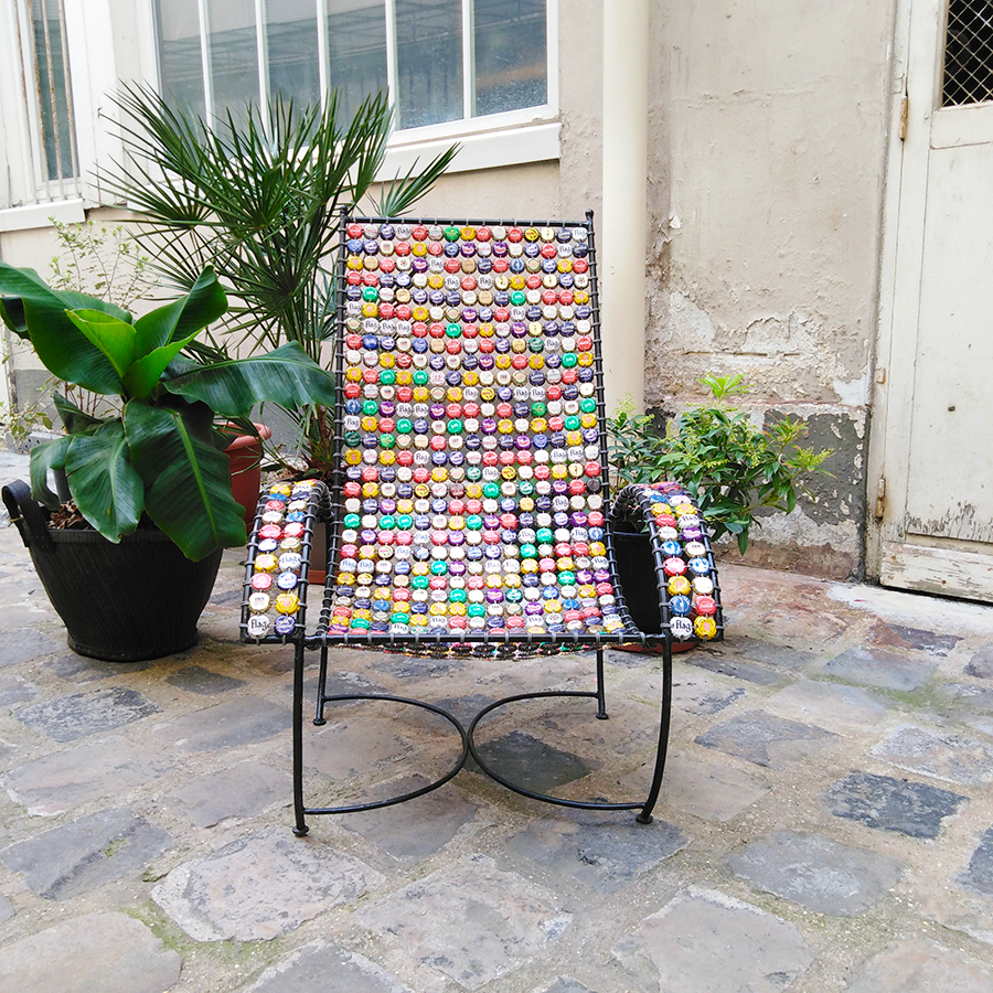 Fauteuil en capsules petit – Image 2