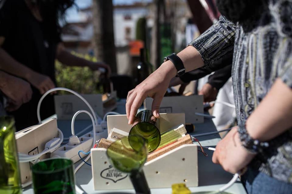 Coupe de bouteille en verre